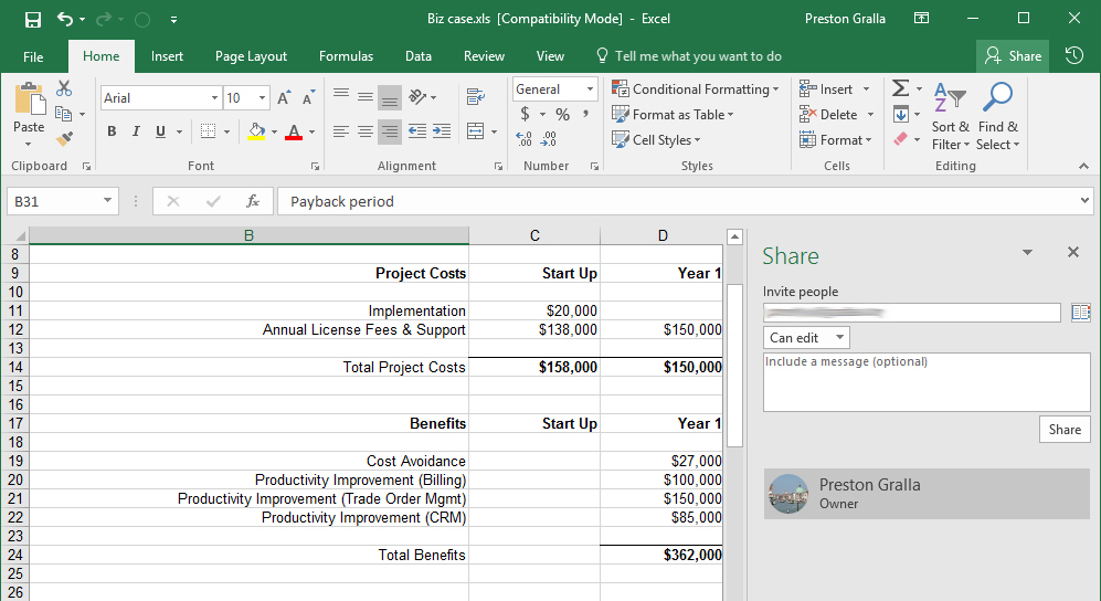 microsoft excel 2016 support