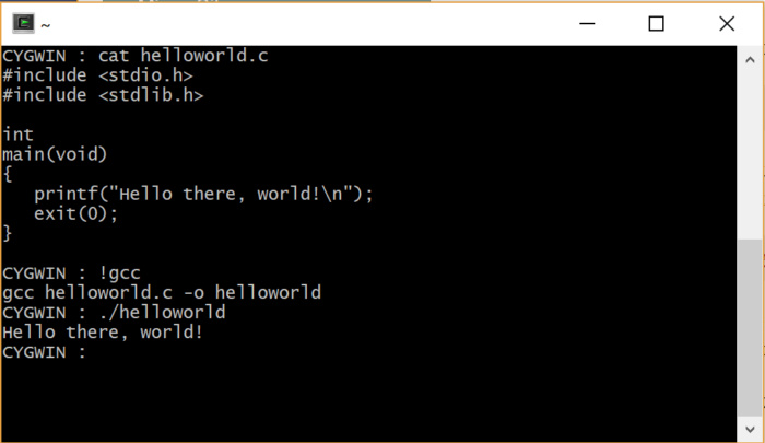 '헬로 월드(hello world)' 프로그램이 컴파일링, 실행되는 과정